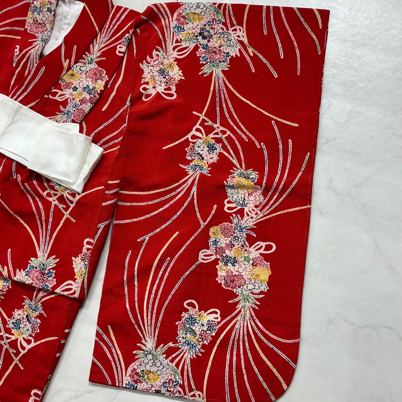 ◇kimono+one◇未使用同然◇3歳くらい用◇女の子着物◇子供着物◇縮緬