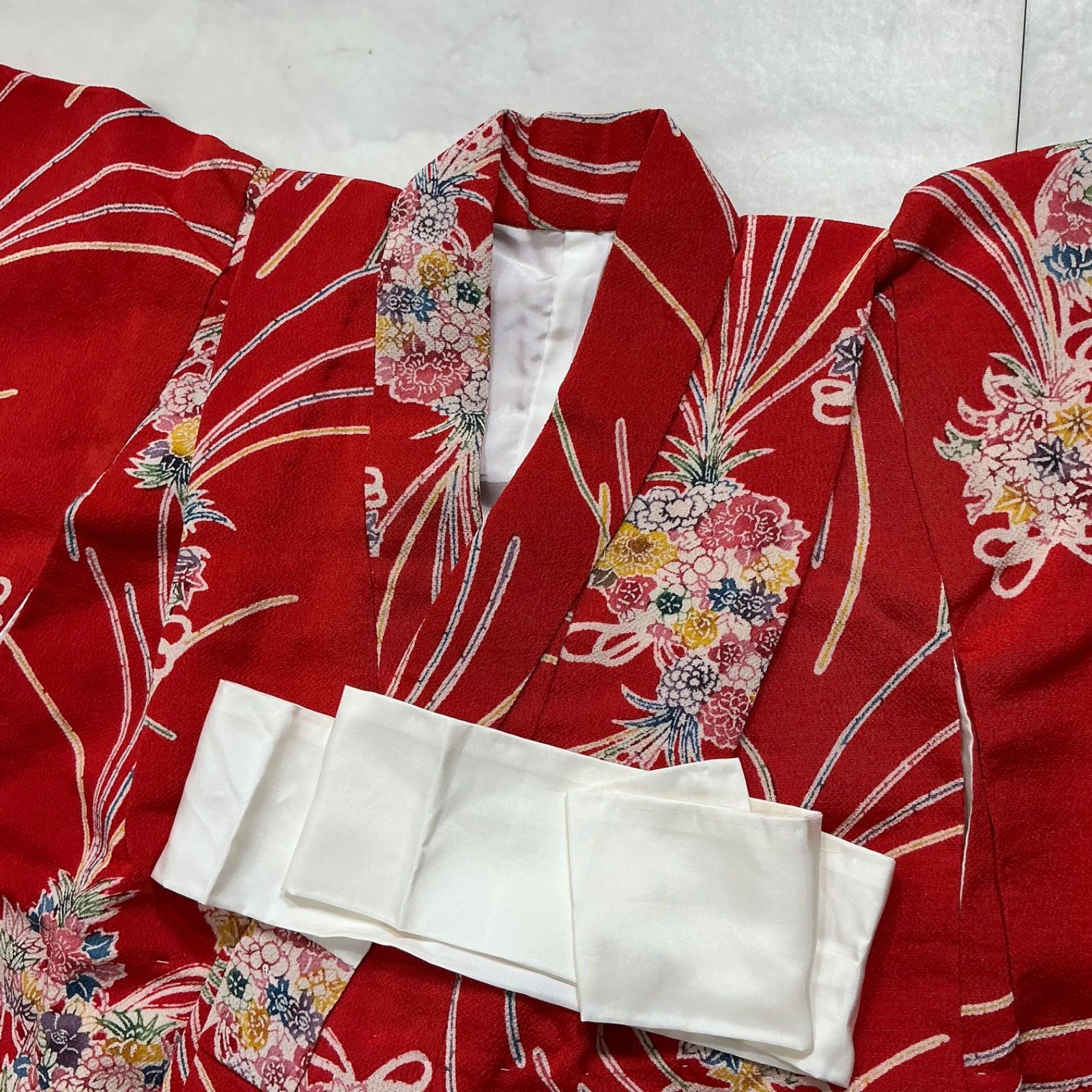 ◇kimono+one◇未使用同然◇3歳くらい用◇女の子着物◇子供着物◇縮緬