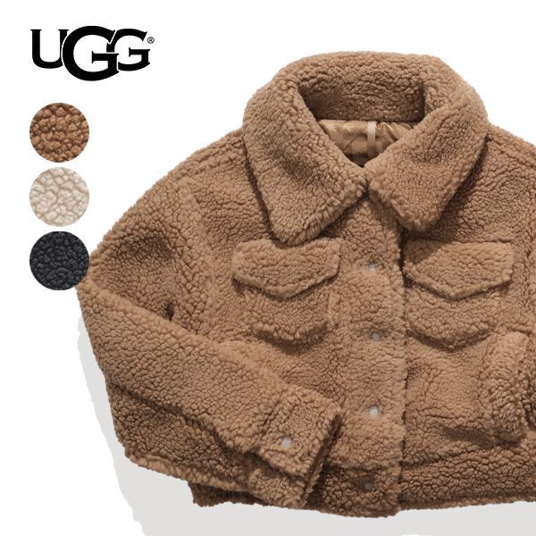 【UGG/アグ】1171459 Frankie Short Trucker Jacket フランキー ショート トラッカー ジャケット ボアジャケット フリース もこもこ アウター レディース 短丈 22,253円