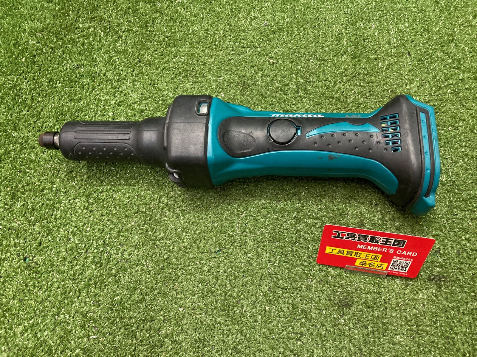 【中古品】【0902】★makita(マキタ) 18v充電式ハンドグラインダ (本体のみ) GD800DZ　ITSE2VXSD094