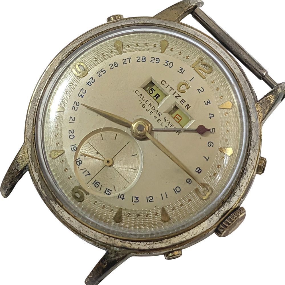 アンティーク シチズン【CITIZEN】トリプルカレンダー 【ジャンク品