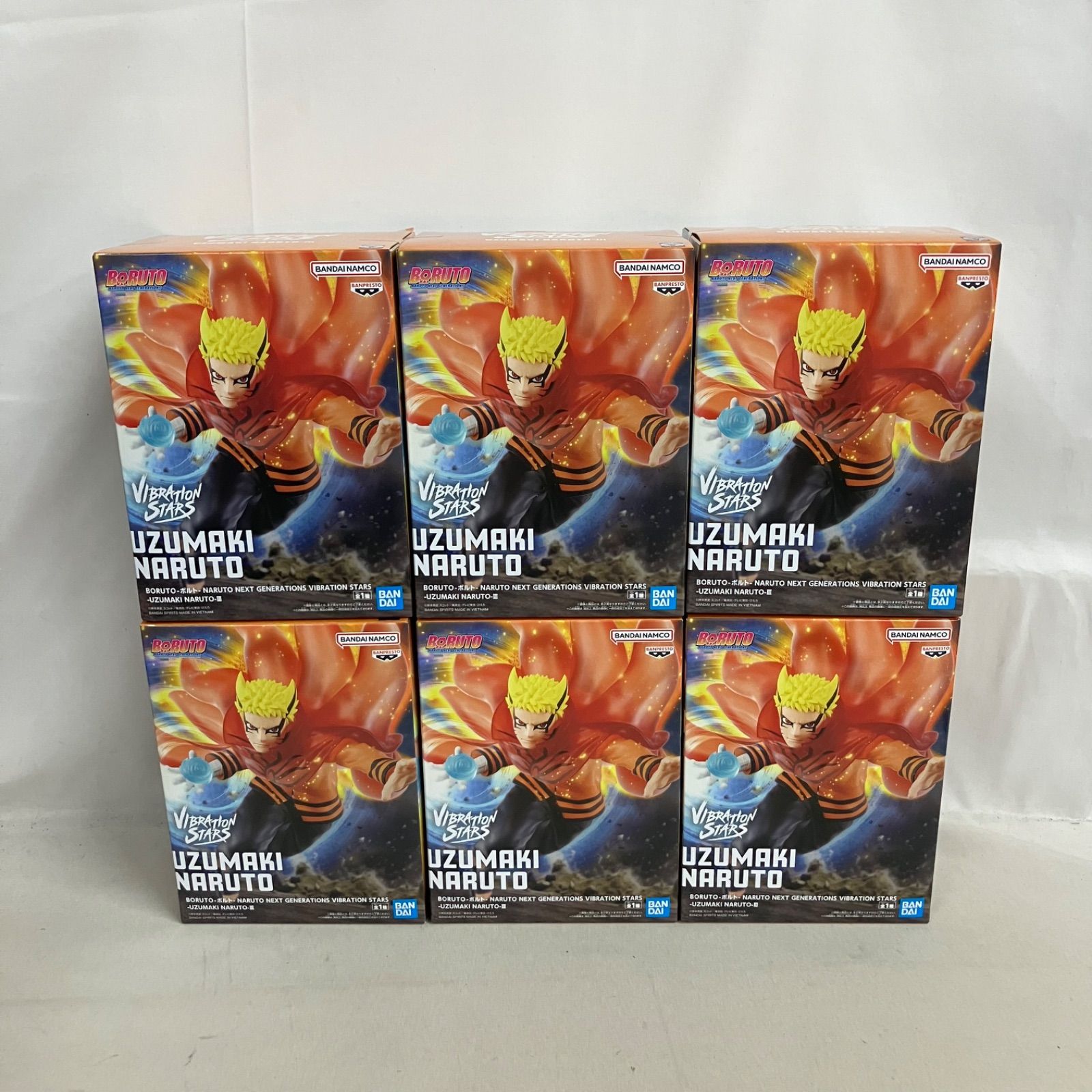 未開封 BORUTO うずまきナルトⅢ VIBRATION STARS フィギュア 6個