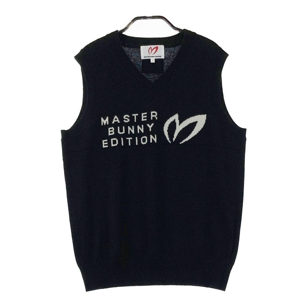サイズ：1 MASTER BUNNY EDITION マスターバニーエディション ニットベスト カシミヤ ブラック系 [240101758684] ゴルフウェア レディース ストスト 8,672円