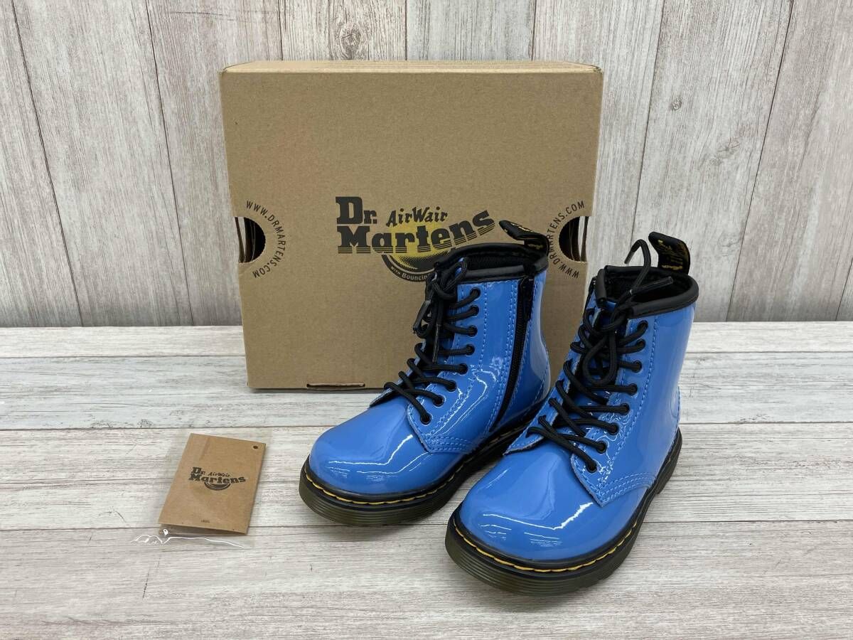 Dr.Martens／ドクターマーチン／ショートブーツ／UK7／約14.5cm／キッズ／ブルー／27106416