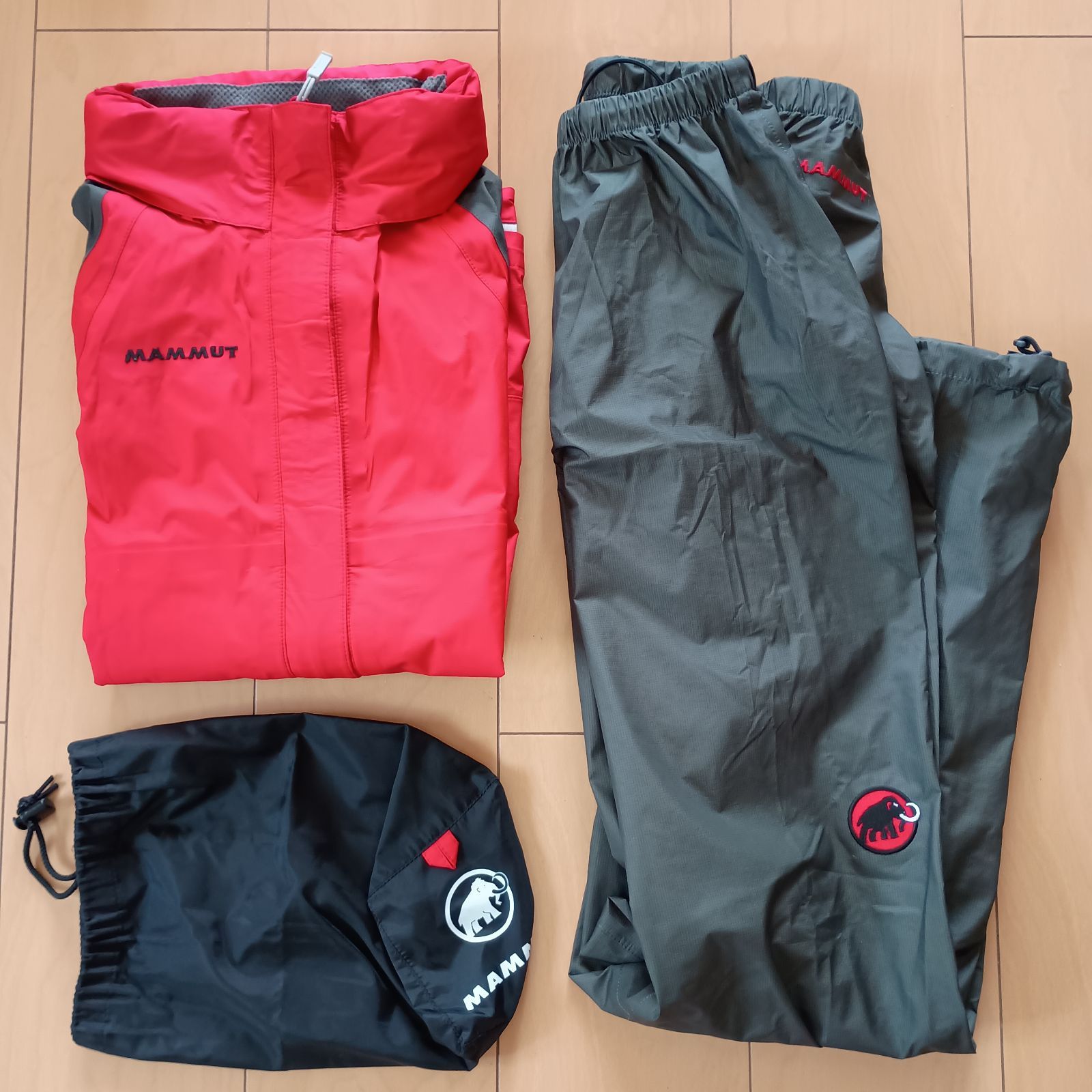 L◆マムート GORE-TEX クライメイトレインスーツ 2390　GORE-TEX Pro-Shell CLIMATE Rain-Suits　Woman　レディース　MAMMUT　レインウェア　上下セット　パンツ　ジャケット　ゴアテックス　パーカー