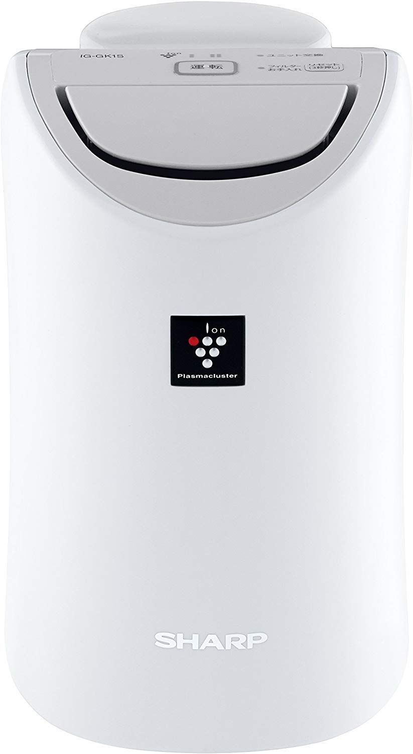 シャープ イオン発生器 パーソナル保湿 プラズマクラスター 25000 ハイグレード ホワイト IG-GK1S-W [ホワイト] [保湿タイプ]