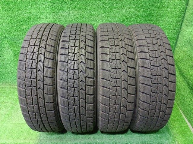 DUNLOP スタッドレス ダンロップ ウィンターマックスWM02 155/65R14 4本 7ミリ 2024年