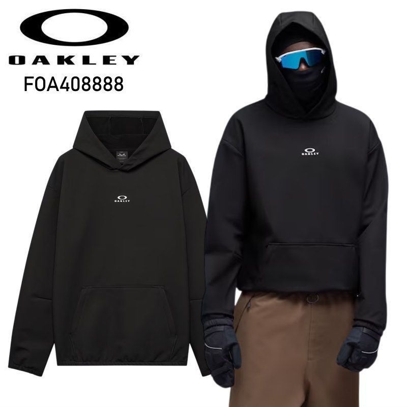 ☆ 26-27 OAKLEY WINTERTIDE SCRATCHED HOODIE PITCH BLACK オークリー スノボウェア メンズ スノーボード ホーディー パーカー オークレー JKT 日本正規品