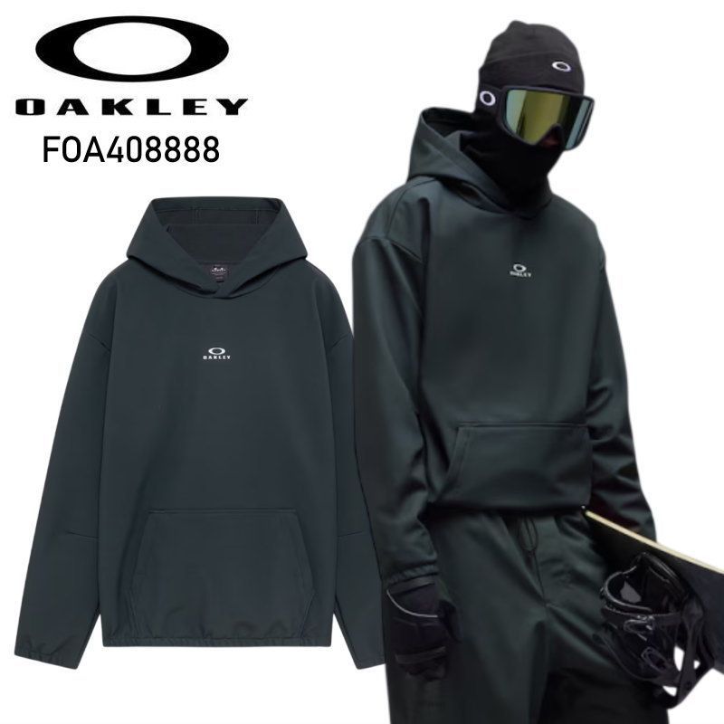 ☆ 26-27 OAKLEY WINTERTIDE SCRATCHED HOODIE GRAPHITE オークリー スノボウェア メンズ スノーボード ホーディー パーカー オークレー JKT 日本正規品