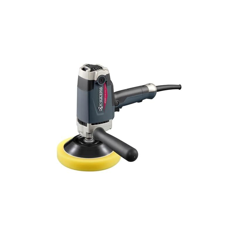 【新品】 京セラ(Kyocera) 旧リョービ プロ用 ポリッシャー APE201 646750A ブラック 【高い研磨力で車両の傷取りや塗装後の肌調整が短時間でできる】 回転数無段変速(600~2,000min-1) 電源コード5m 負荷をかけても回転数 1 19,331円