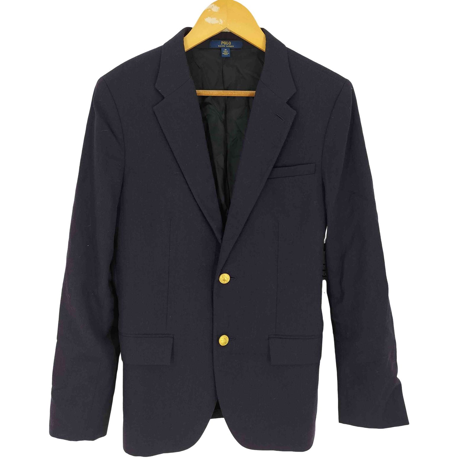 ポロラルフローレン POLO RALPH LAUREN イタリア製 ウール シングル