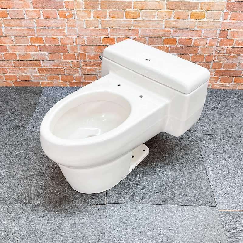 【中古品】【希少・美品】 TOTO ☆ワンピース便器☆ トイレ洋式便器(床下排水) 「C406B」 排水芯330mm #アイボリー 100H@
