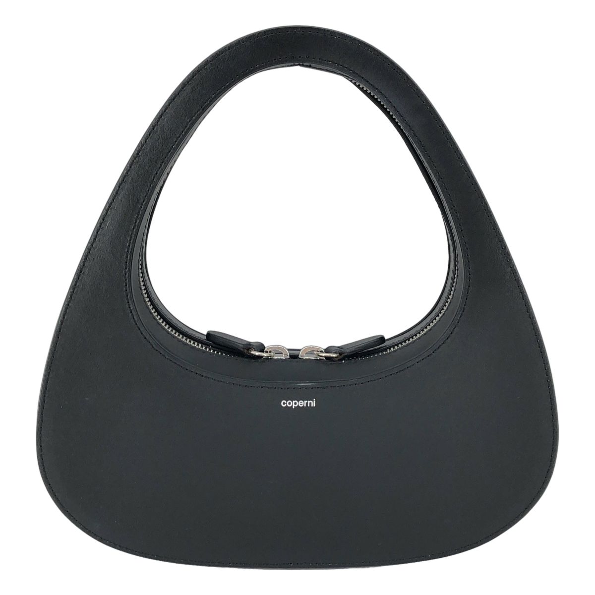 【美品】 Coperni / コペルニ | BAGUETTE SWIPE BAG レザー スワイプ ハンドバッグ | ブラック | レディース