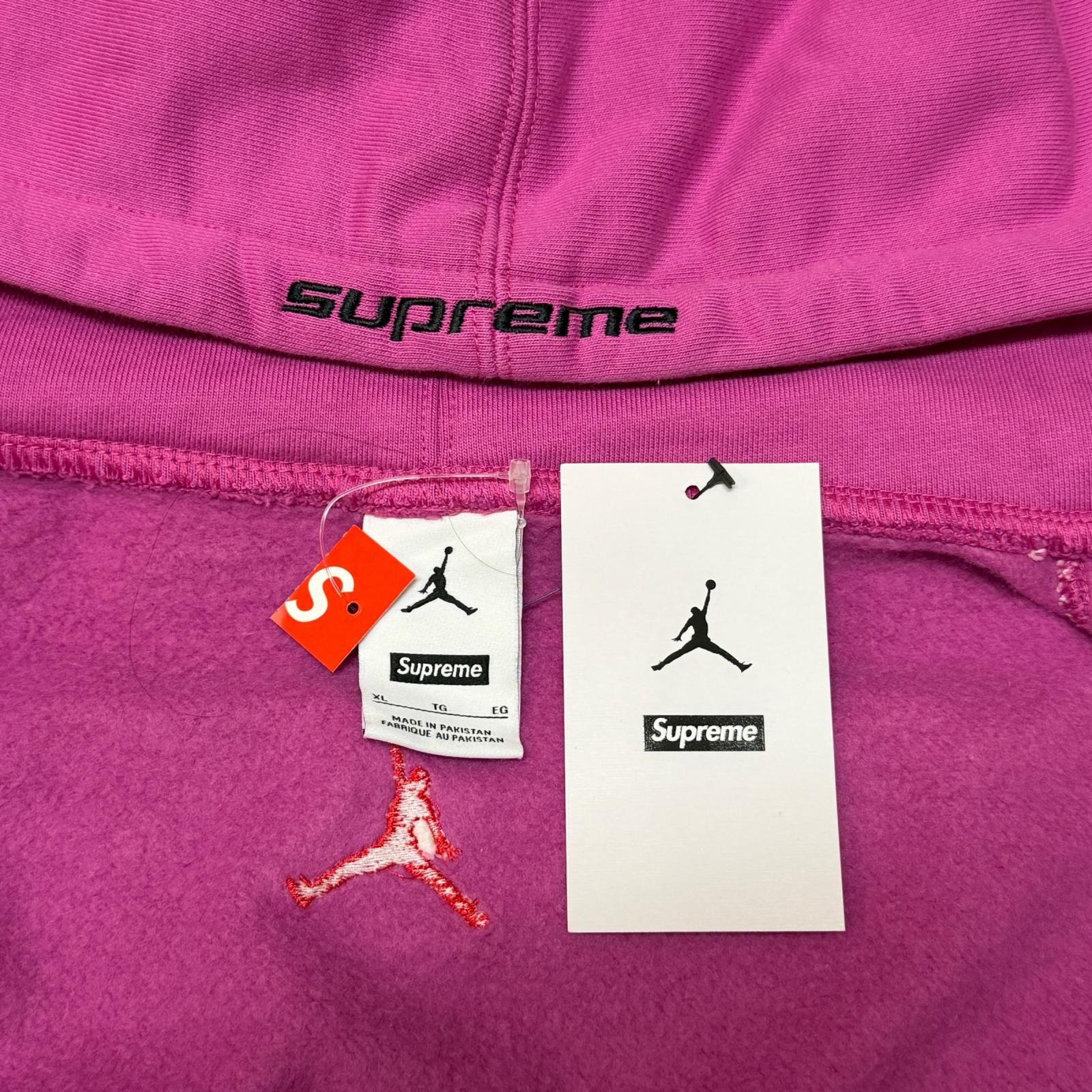 国内正規 未使用 Supreme × Jordan 26SS Hooded Sweatshirt Zip Up