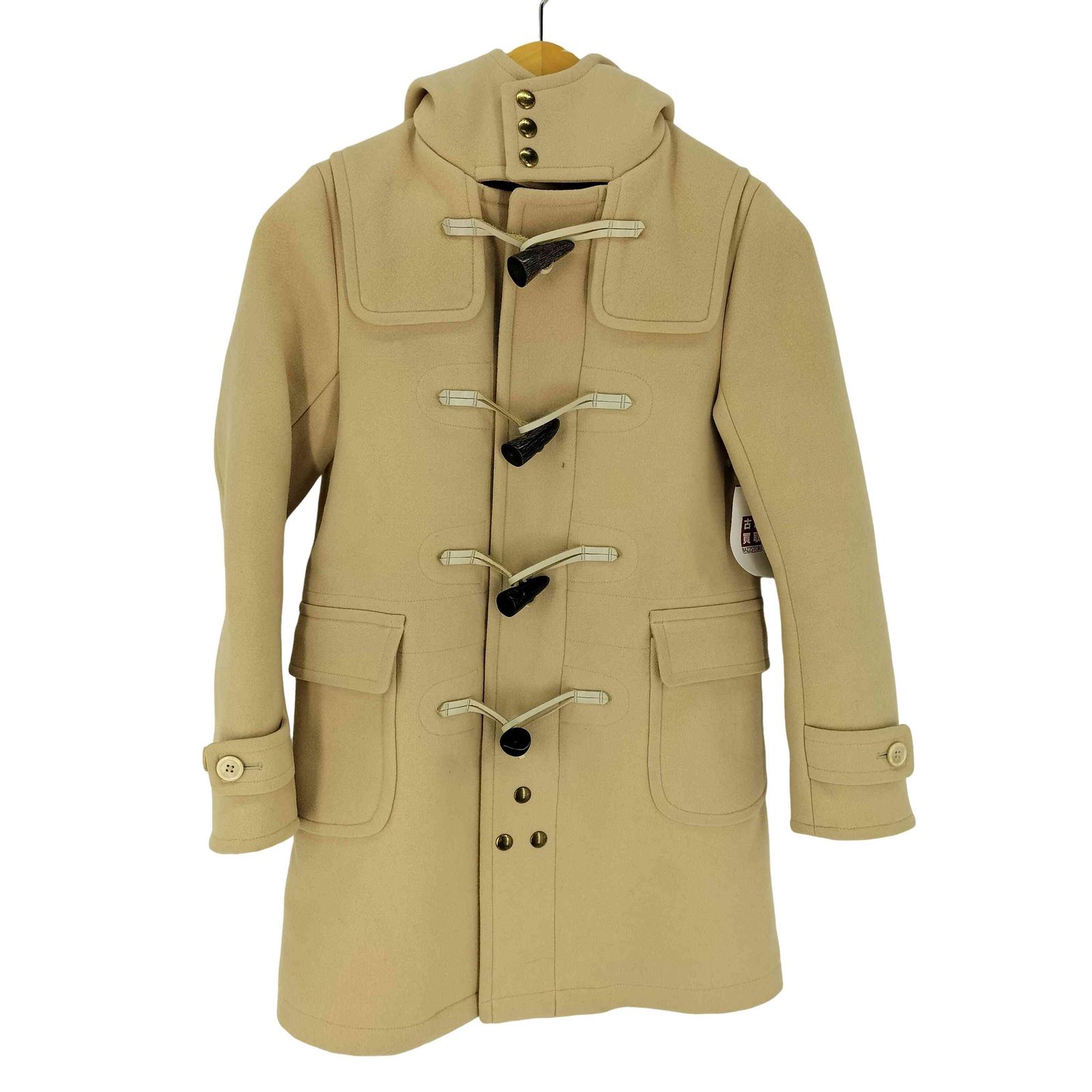 サイベーシックス SCYE BASICS WOOL&CASHMERE ウール カシミヤ混 メルトンダッフルコート メンズ 36ダッフルコート