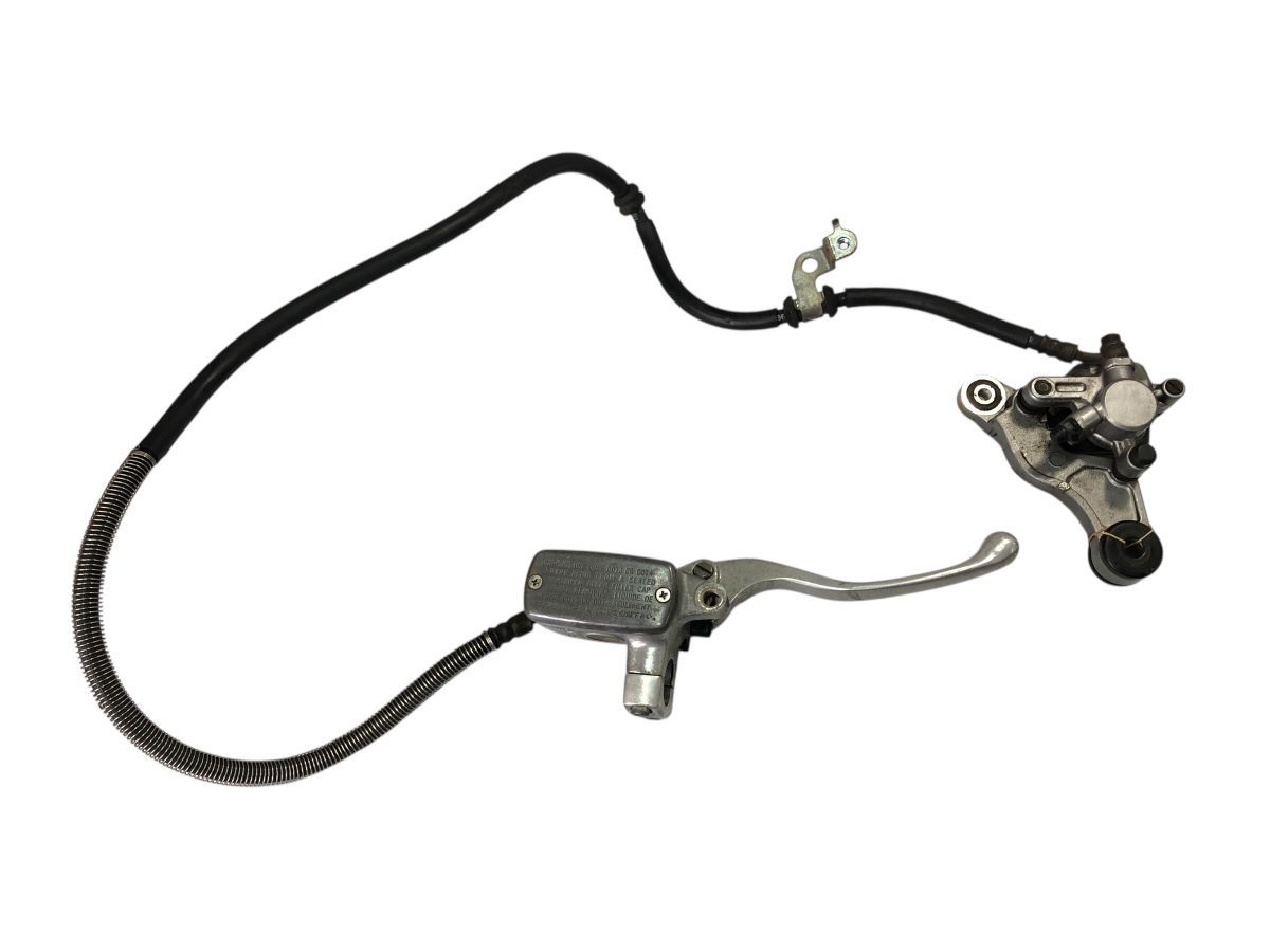 HONDA　ジョーカー90　HF09　フロントブレーキ　キャリパー　マスター　ホース　希少品　作動OK　交換　補修にも（中古）2953-N4762