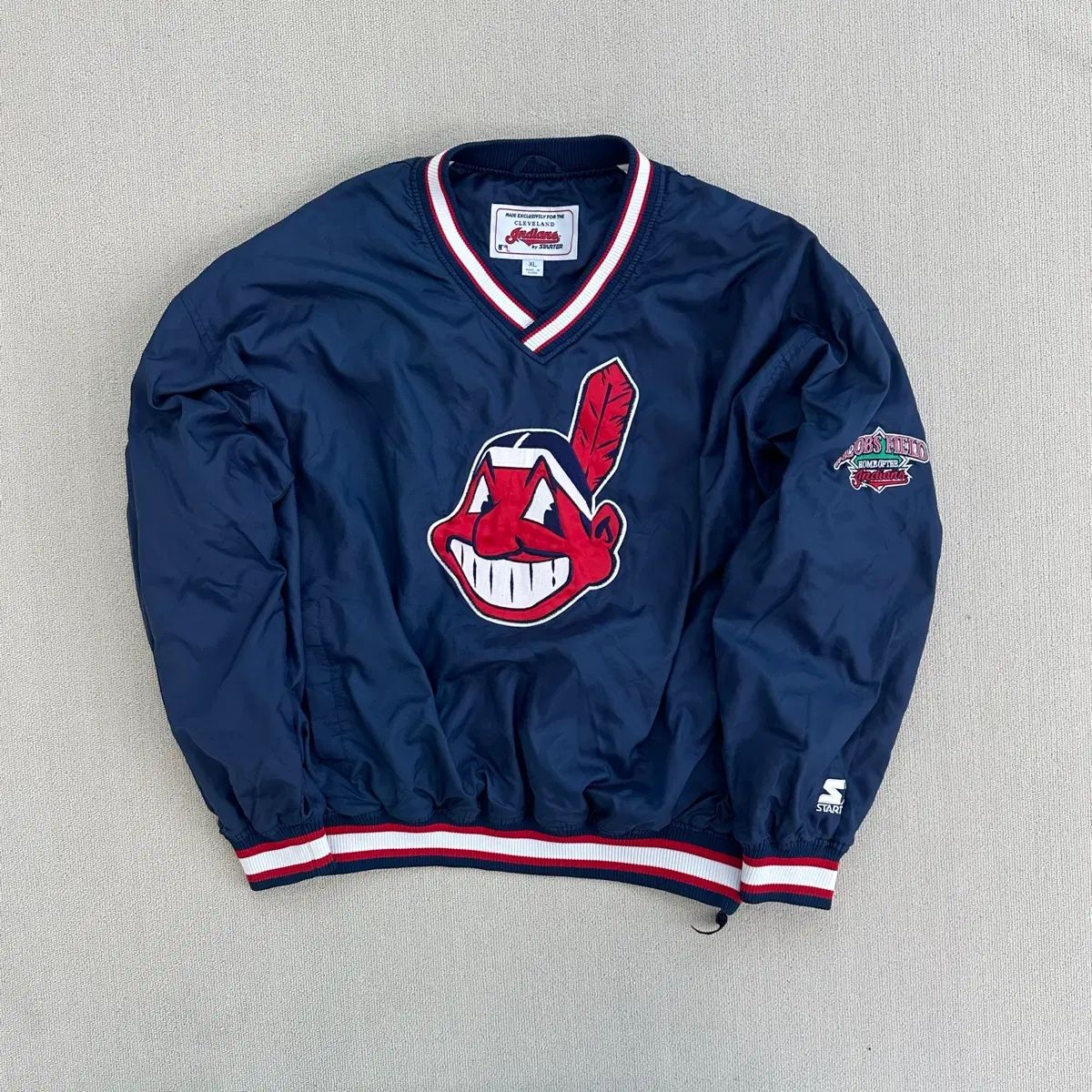 90S クリーブランド インディアン スターター ウォームアップ XL