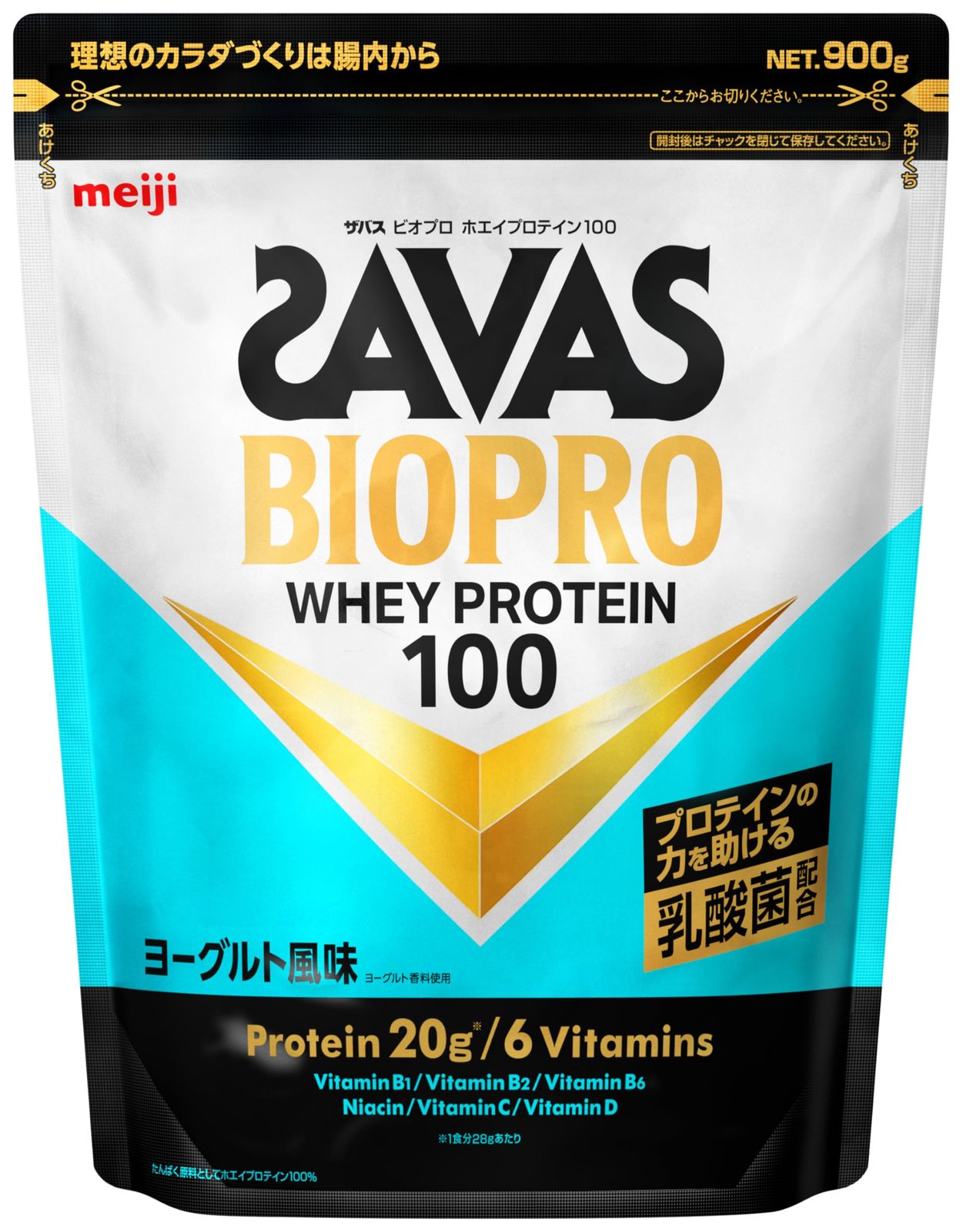 ザバス (SAVAS)BIOPRO ホエイプロテイン100 ヨーグルト風味 900g 乳酸菌配合 明治 5,964円