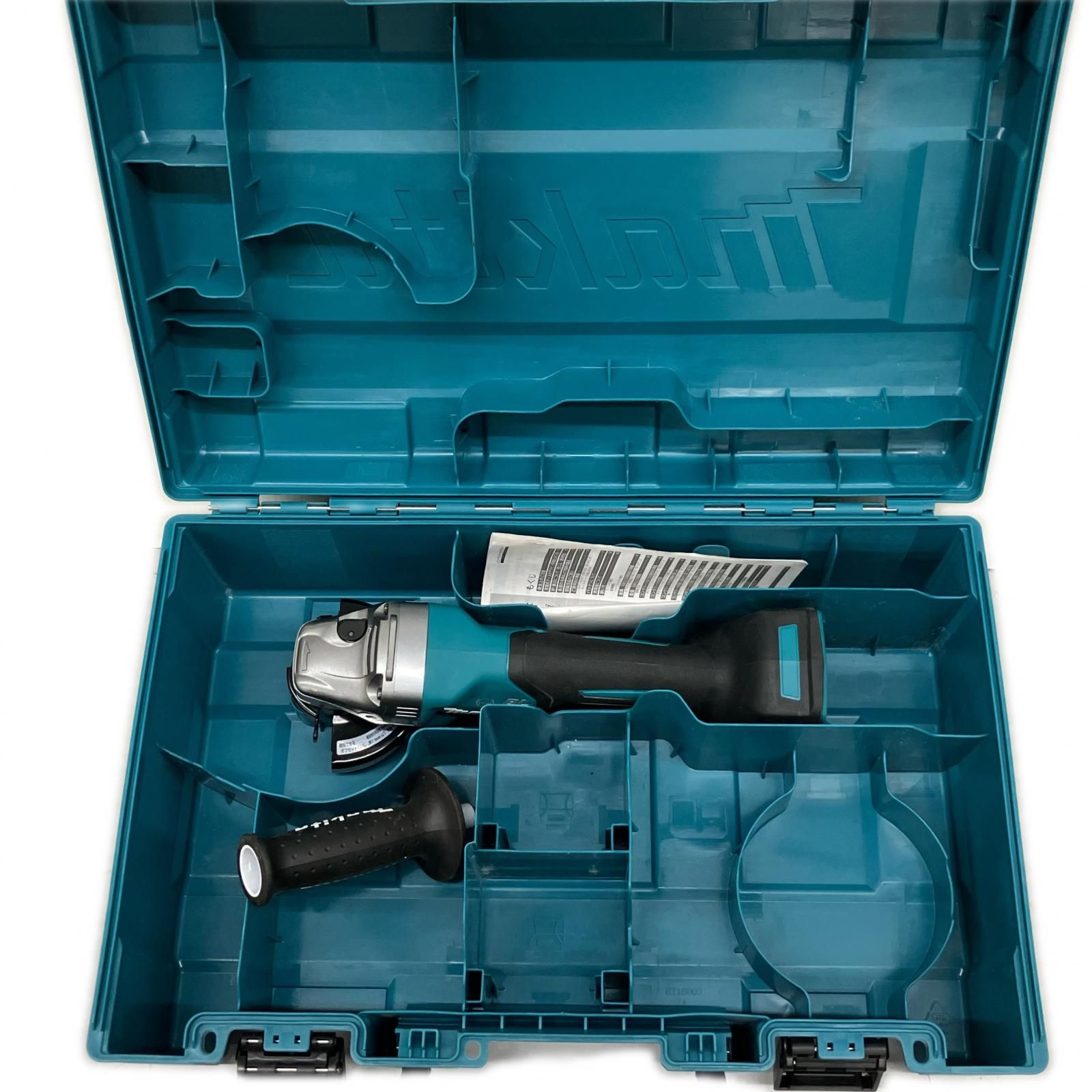 MAKITA マキタ ディスクグラインダー コードレス式 100mm 40v ケース付 2025年製 GA009G ブルー