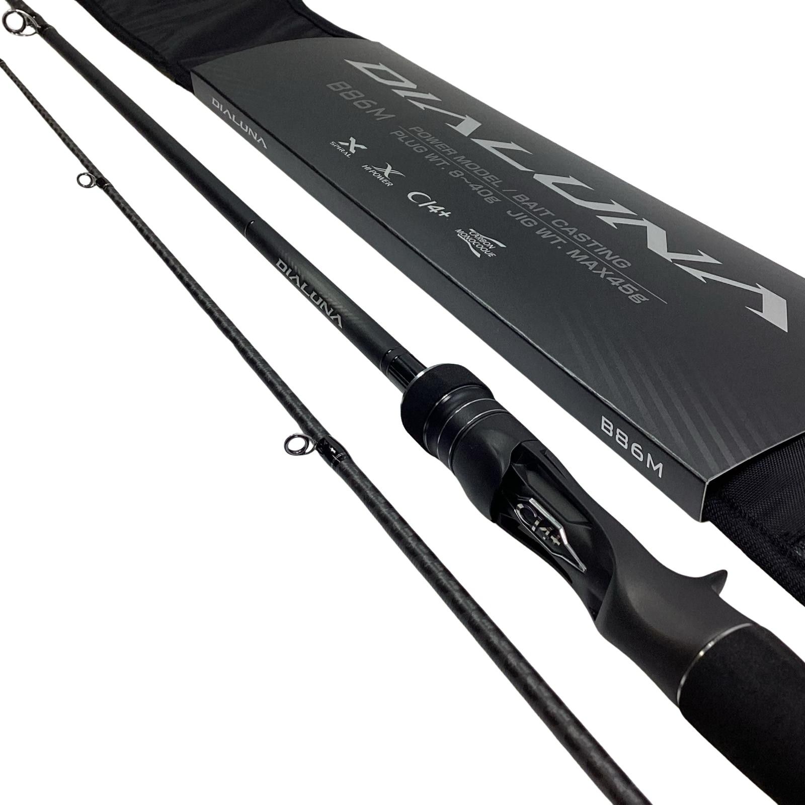 SHIMANO シマノ 355508 釣り用品 ロッド シーバスロッド 23ディアルーナ B86M 程度AB 竿袋有