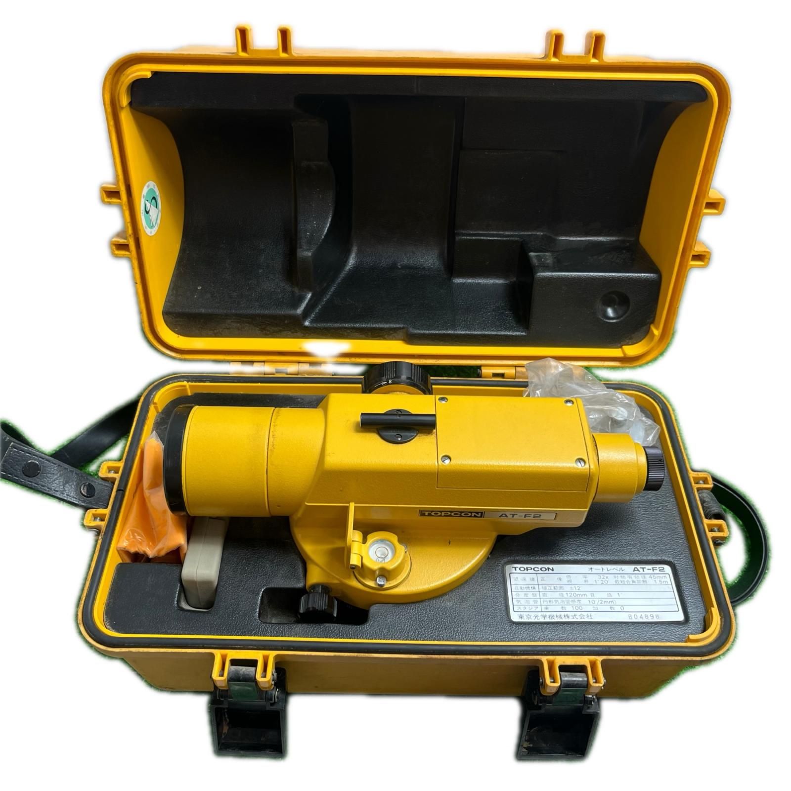TOPCON 光学式オートレベル ケース付 未校正 AT-F2 6,424円