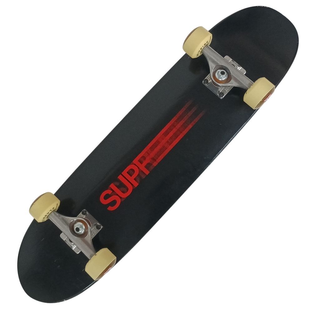 Supreme スケボーデッキ モーションロゴ　黒/赤 1998年 SUPREME シュプリーム Motion Logo スケボーデッキ 組み立て済み品