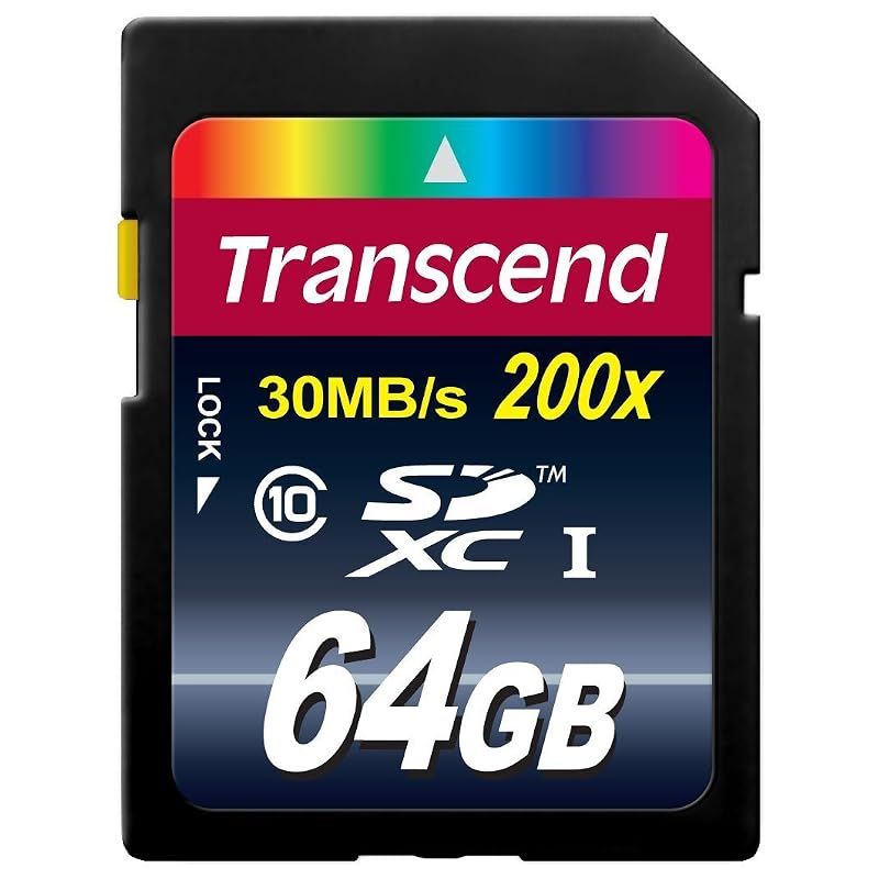 旧モデル Transcend SDXCカード 64GB Class10 TS64GSDXC10 5年 1