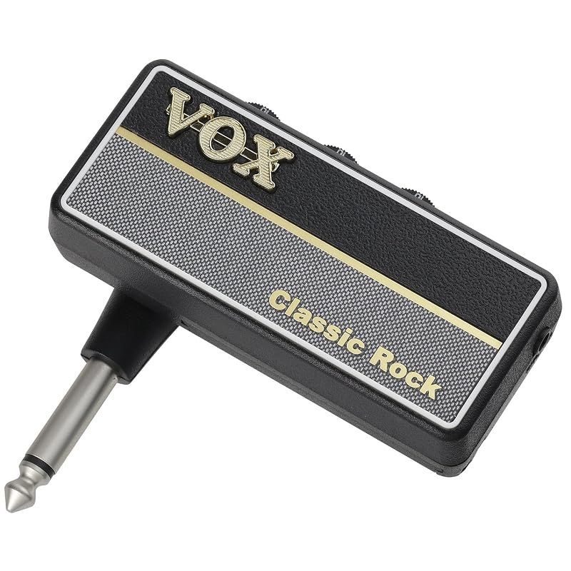 VOX ヘッドフォン ギターアンプ amPlug2 Classic Rock ケーブル不要 ギターに直接プラグ・イン 自宅練習に最適 電池駆動 エフェクト内蔵 UK製ハイゲインサウンド 0