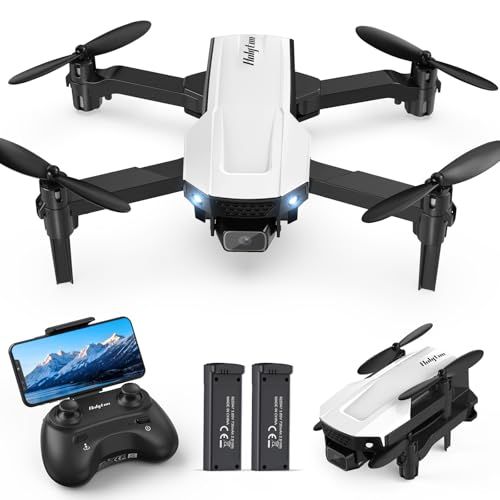 ドローン カメラ付き 100g未満 Holyton 免許不要 小型ドローン 子供向け FPV 1080P 折り畳み式 バッテリー2個付き 手投げ離陸 ヘッドレスモード 高度維持 1/2自由転換可 2.4GHz 国内認証済み HT25ym 72c2c265