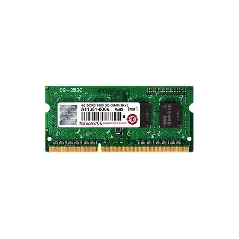Transcend ノートPC用メモリ PC3-12800 DDR3 1600 4GB 1.5V 204pin SO-DIMM TS512MSK64V6H 0