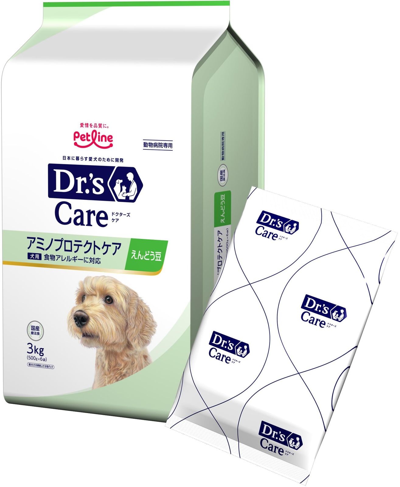 ドクターズダイエット (Dr's DIET) ドクターズケア 犬用 アミノプロテクトケア えんどう豆 3kg