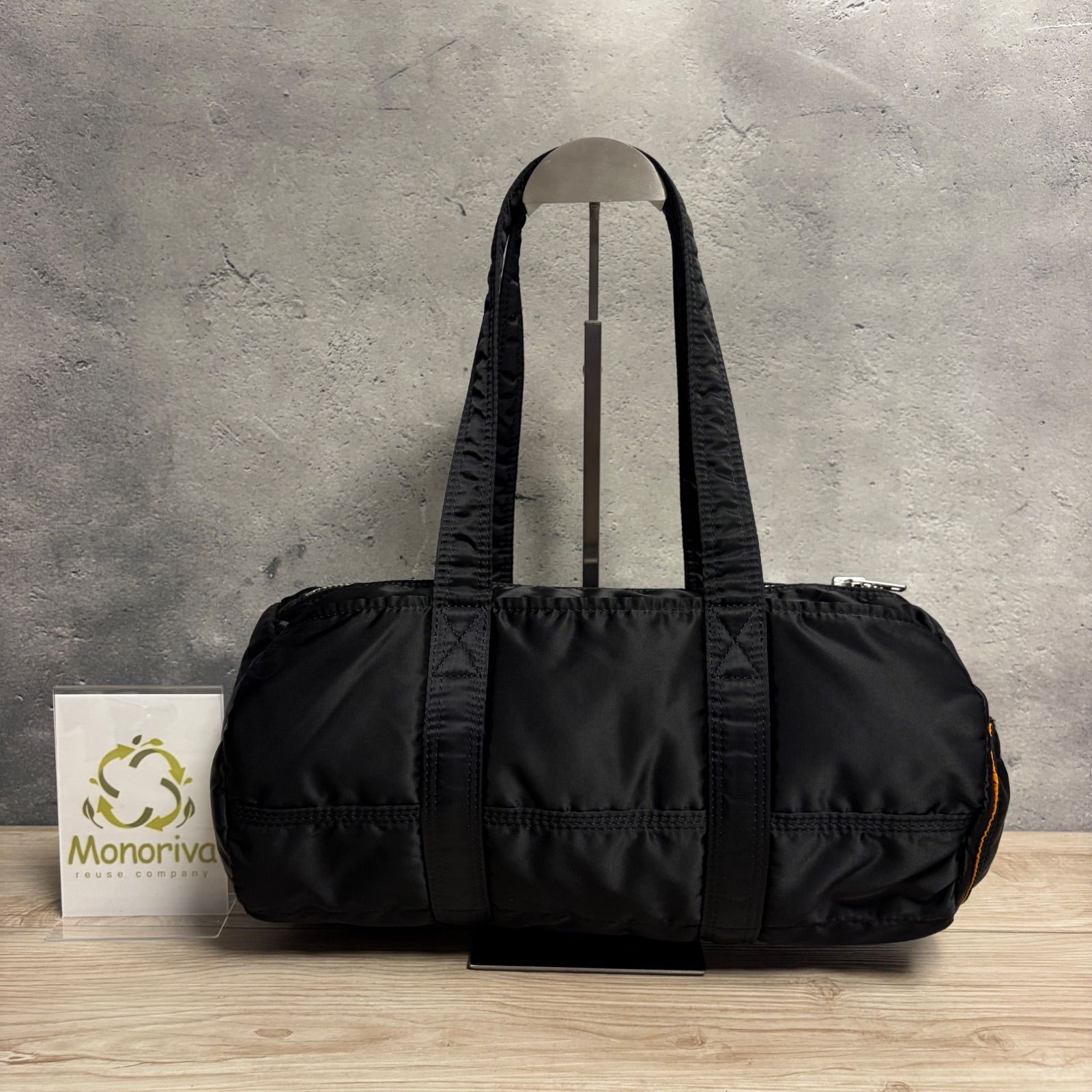 ポーター タンカー ブラック ボディバッグ 美品 極美品 PORTER ポーター TANKER タンカー ドラムバッグ L ブラック Ykk