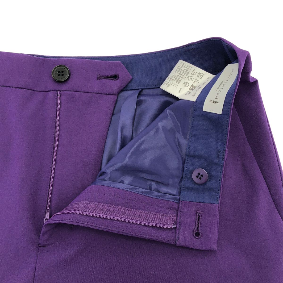 MACKINTOSH マッキントッシュ ポリエステルスラックスパンツ G7R06-427