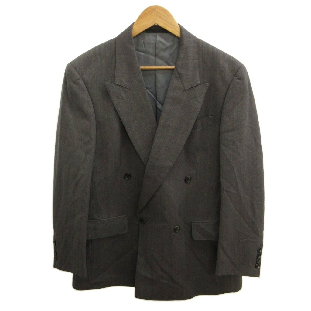 ダンヒル dunhill スーツ フォーマル ジャケット 98-88-175 グレー ダブルブレスト 長袖 /RN ■GY50