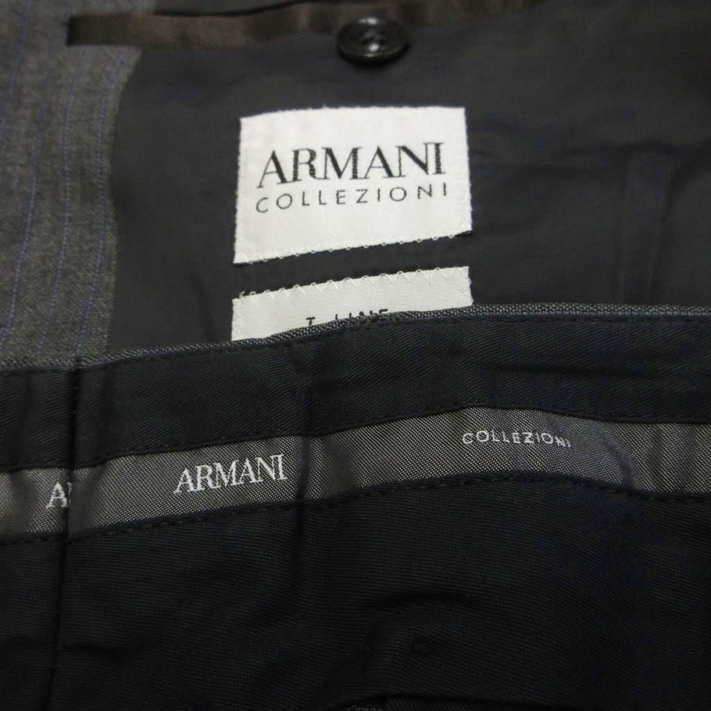 アルマーニ コレツィオーニ ARMANI COLLEZIONI スーツ フォーマル セットアップ ジャケット パンツ 上下2点セット ウール 48 グレー 無地 長袖 2つボタン /NP ■ECD008 アルマーニ コレツィオーニ ARMANI COLLEZIONI スーツ フォーマル セットアップ ジャケット パンツ 上下2点セット ウール 48 グレー 無地 長袖 2つボタン /NP ■ECD008