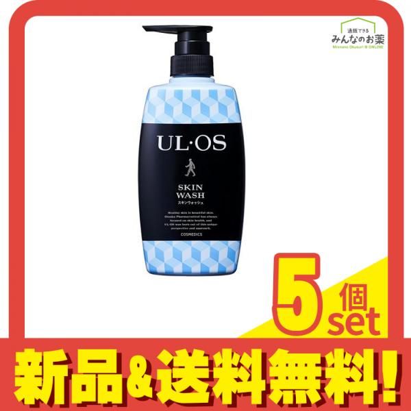 UL・OS ウル・オス 薬用スキンウォッシュ 本体 ポンプタイプ 500mL 5個セット まとめ売り