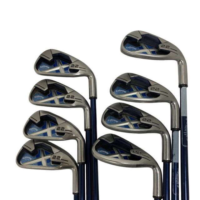 【中古】 キャロウェイ X・22 8S レディース USA アイアンセット IR Callaway Golf X-22 (フレックスL) レディース 女性用 右利き 右用 Cランク ゴルフクラブ 26,744円