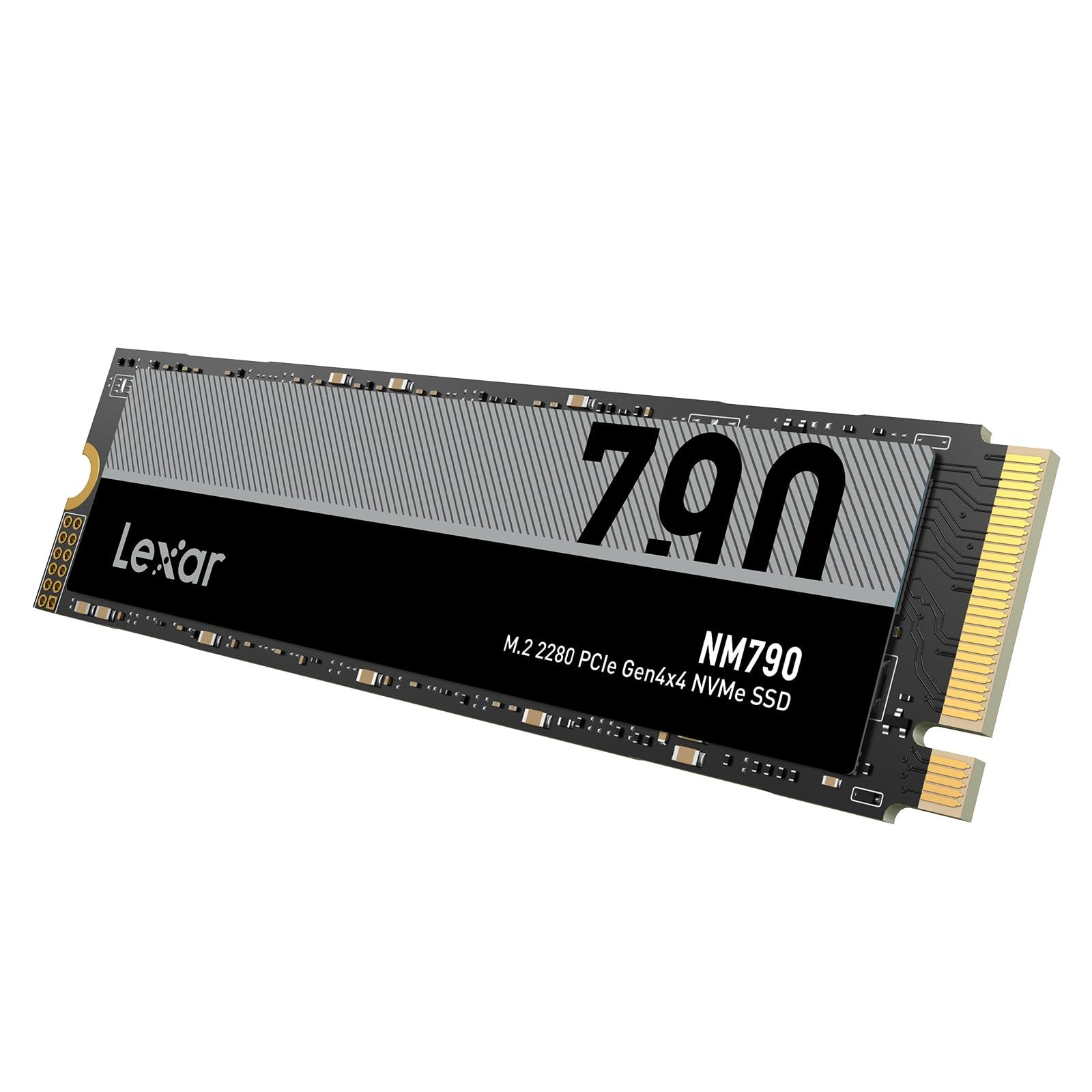 Lexar NM790 SSD 1TB M.2 2280 PCIe Gen4x4 NVMe 1.4 読込最大7,400MB/s PS5/ゲーミングPC向け 国内正規保証品 メーカー5年保証 [1TB]