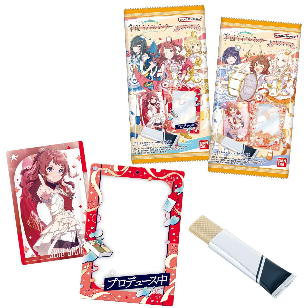 学園アイドルマスター＼THE IDOLM@STER カード＆フレーム スティックウエハース ～ジョイフルマーチ～ 20個入りBOX (食玩)