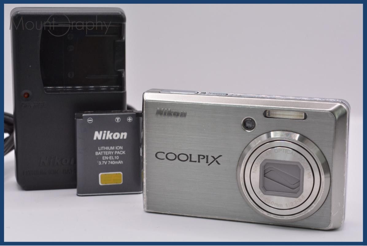 [Operation Guarantee] Nikon COOLPIX S600 4x Battery and Charger Included Free #ak423
