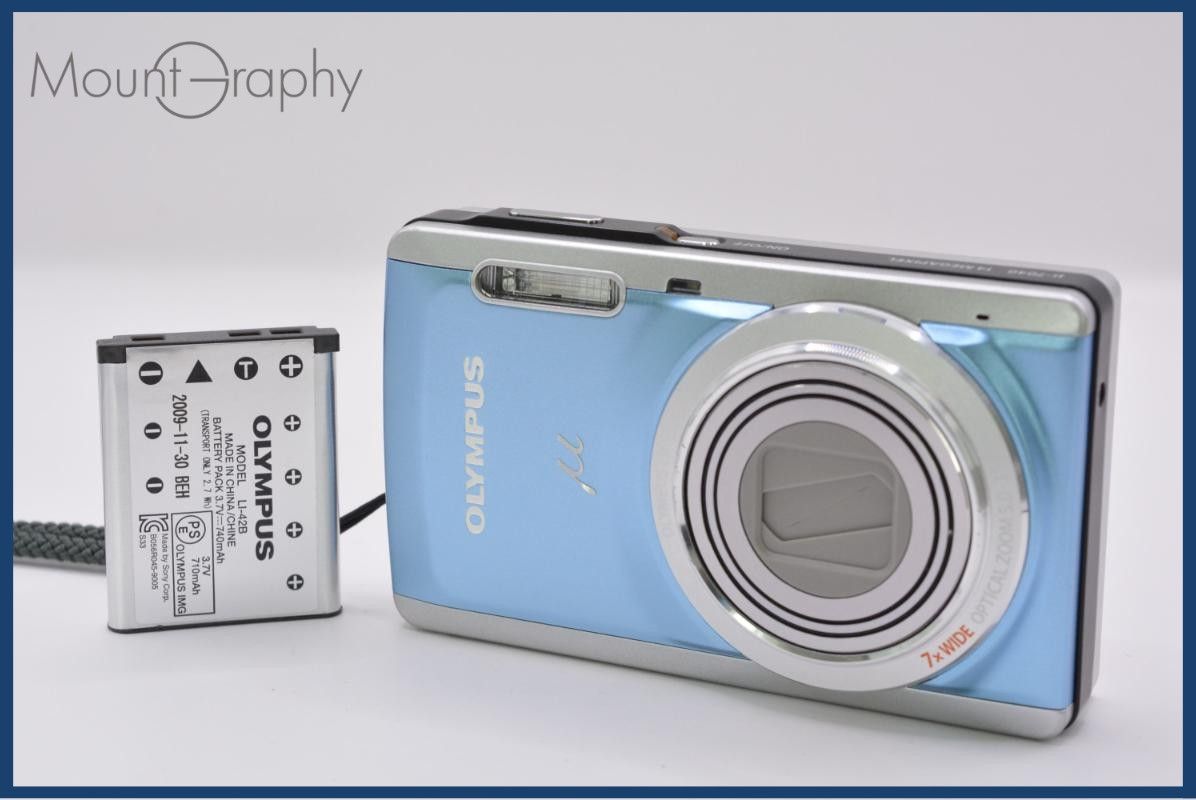 [Operation Guarantee] Olympus Olympus μ-7040 7x Battery Included Free #ak527