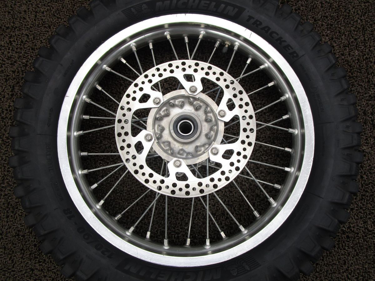 WR250F リアホイール ディスク □C1489！CG16W ヤマハ 【 G333E 】 キャブ車 動画有 セル付