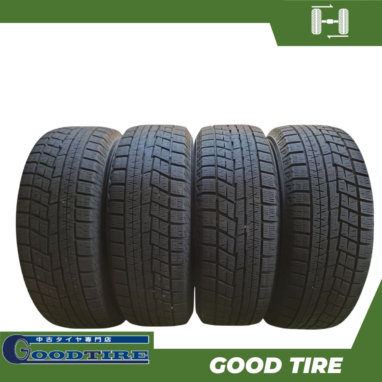 2020年製 7分山程度 ★ 215/60R16 YOKOHAMA iG60 215/60R16 YOKOHAMA ice GUARD iG60 2023年製 4本 冬用 8分山 中古