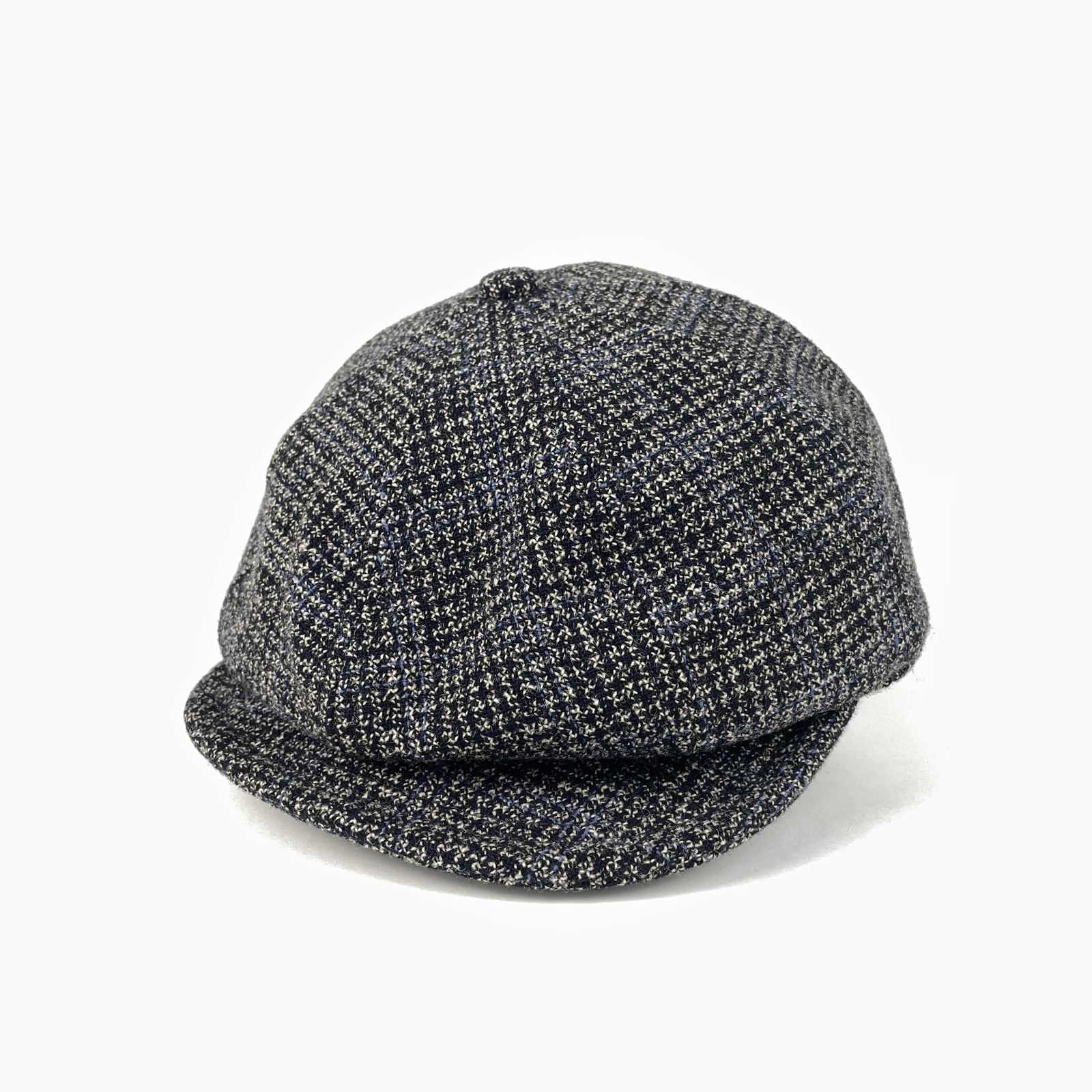 FREEWHEELERS　フリーホイーラーズ　SUBTERRANEAN　DYLAN　ORIGINAL　TWEED　ディラン　ツイードキャスケット　キャップ　チェック柄　ブラック/ネイビー
