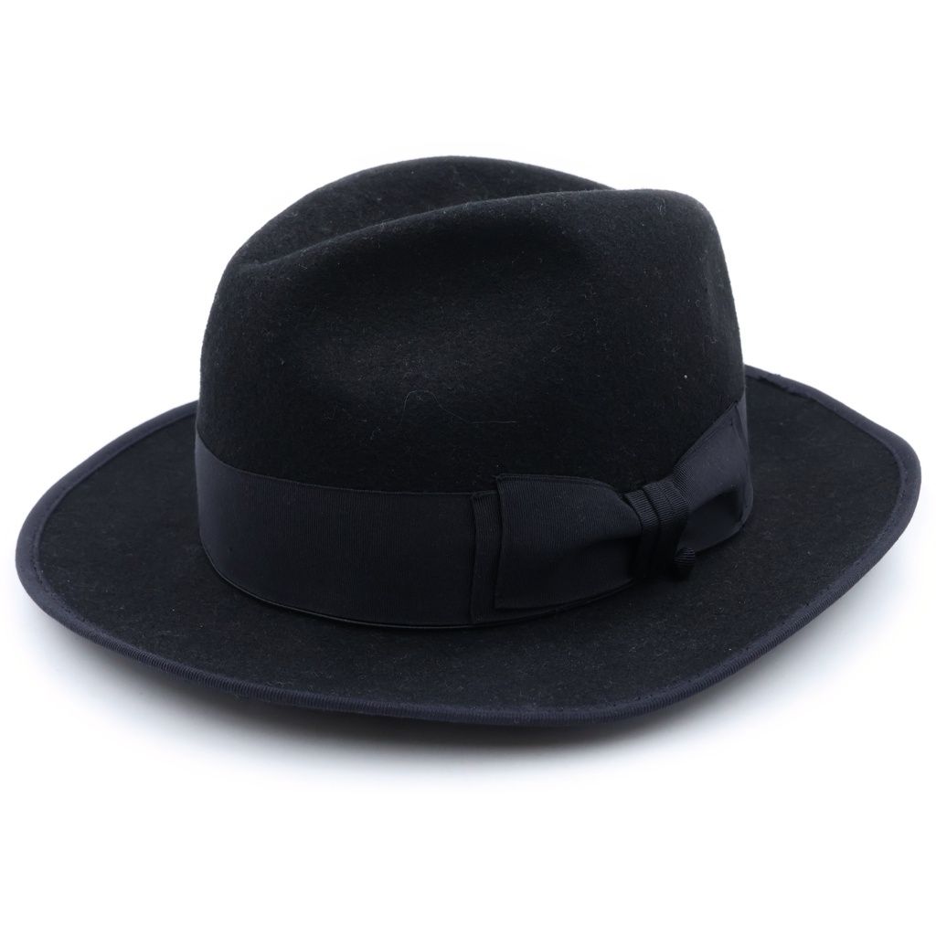 THE H.W.DOG&CO (ドッグアンドコー) フェルト ウール 中折れハット 帽子 ブラック