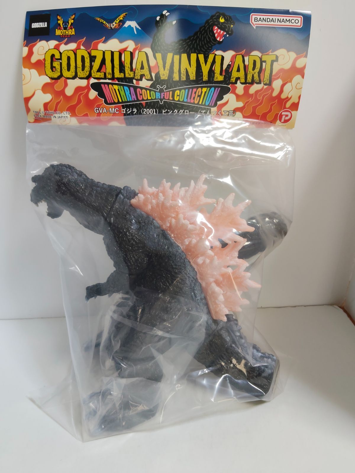 新品・未開封】GVA-MC ゴジラ（2001）ピンクグロー（てんつく工芸