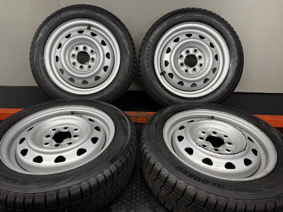 【YK iG70 155/65R14】スタッドレス【スチールホイール 14インチ 4.5J4Hマルチ100/114.3】21年 バリ溝 ハブ径 約67mm タント等　(STF182) 15,190円