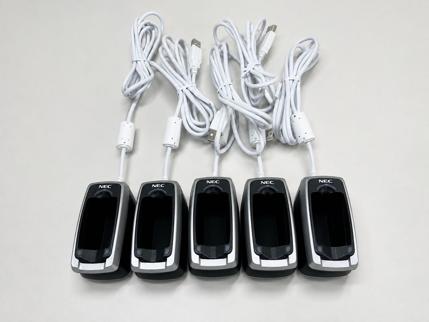 ◇NEC HS100-10 Contactless Hybrid Finger Scanner 指紋認証リーダー USB接続 5台セット