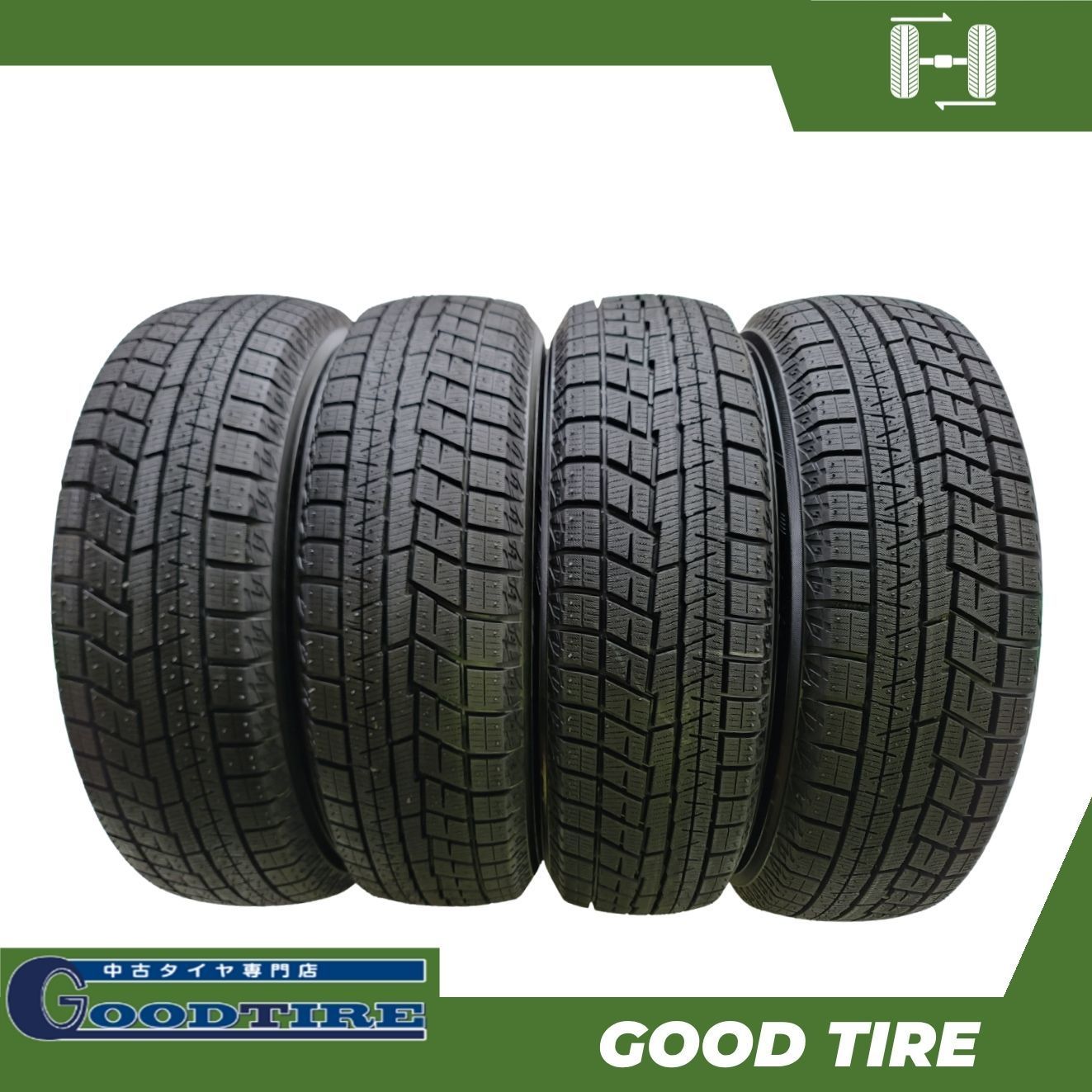 175/65R15 ヨコハマ　iceGUARD iG50 +中古 冬4本2019 175/65R15 YOKOHAMA iceGUARD iG60 2023年製 4本 冬用 9分山 中古