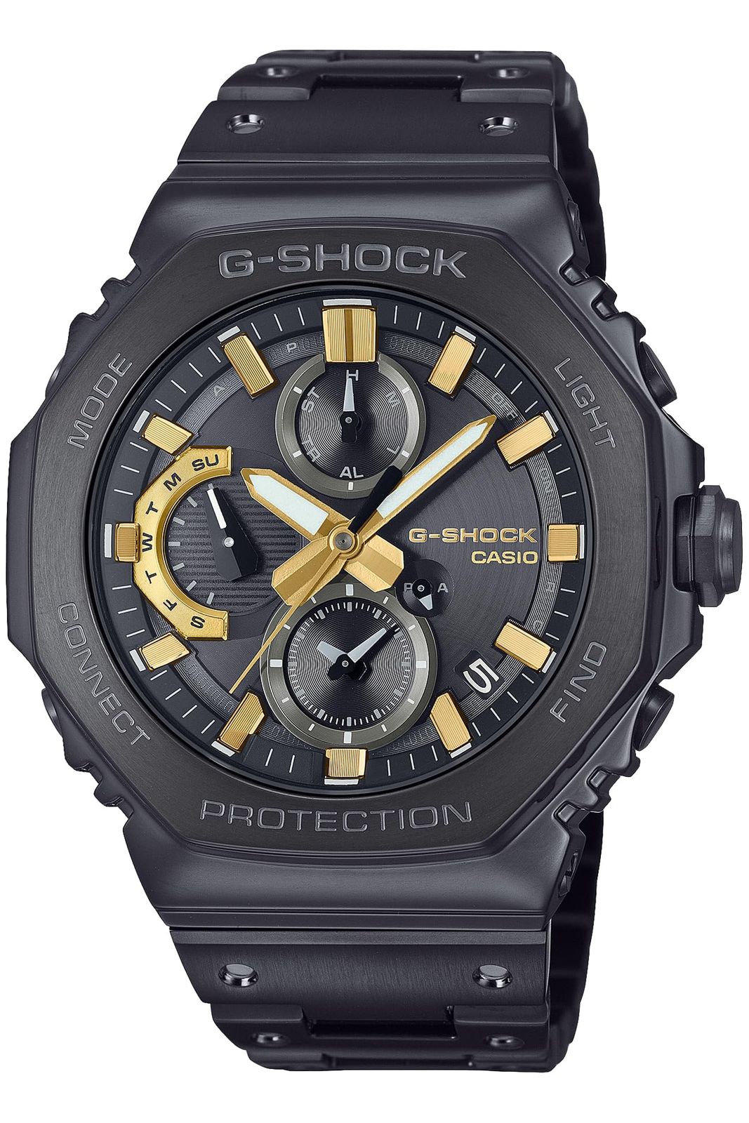 [カシオ] 腕時計 ジーショック 【国内正規品】 CASIO WATCH 50TH ANNIVERSARYモデル フルメタルクロノグラフ Bluetooth搭載 タフソーラー GMC-B2100ZE-1AJR メンズ ブラック